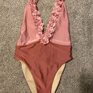 Lulifama sz small high cut cheeky swimsuit